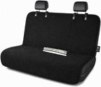 Waterproof Towel Rear Seat Cover for Cars, SUVs, Trucks & Sedans, Heavy Duty Sweat Towel Back Seat Protector for Post-Gym, Beach, Dogs & Kids, Machine Washable, Non-Slip, Black, 55" x 59"