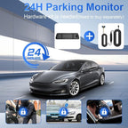 Three Recording Camera: 4K+2K+2K HD Car Dash Cam with Voice Control, Wi-Fi Rearview Camera, WDR Night Vision, G-Type Sensor, 24H Parking Monitoring & ABS