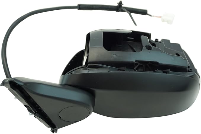 2 Piece Driver and Passenger Side Mirror Assembly Set Electric Adjustment Heated No Memory Black Compatible with 2009-2014 Honda Fit HO1320246 HO1321246