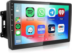 10" Android 13 Car Stereo w/Wireless Carplay Android Auto fit for Jeep Commander 2008 2009 2010 2011 Double Din Touch Screen Car Audio Receiver w/WiFi GPS Bluetooth AHD Backup Camera Mic