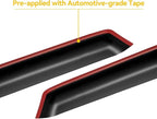 Window Visors Rain Guards for 2019-2026 Dodge Ram 1500 Crew Cab (New Body Style), Out-Channel Window Vent Wind Deflectors Shades for 19-26 Ram 1500 (NOT for Classic Style)