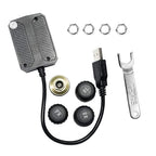 AC-UTP1 USB TPMS Tyre Pressure Monitoring Sensors System Specified for A5,A6,S8,X10,V10,P9,P10 Android Car Stereo Models (sensors Outside)