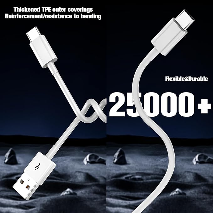 Car Carplay Cable for iPhone 16/15,iPhone16/15 Plus 16/15Pro16/15Pro Max charger,USB A to USB C for Carplay USB C Cord, iPad USB C Cable 10th, iPad Air Car Charger Cable Cord Replacement 10FT (White)
