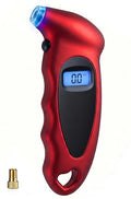 Digital Tire Pressure Gauge 150 PSI, Accurate in 0.1 Increments,1 Pack Tire Pressure Gauge with Backlight LCD, 4 Units (PSI/Bar/Kgf/cm²/KPA) Applicable to Car Truck Bicycle, Red