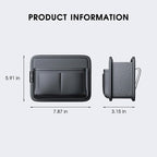 Car Door Organizer & Cup Holder, Multifunctional Car Storage Box, Trash Can, Large Capacity Storage Bag, Foldable Side Storage Pouch, Interior Accessory for Sedan SUV Truck (Multi-Pocket Pro)
