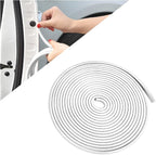 Car Door Edge Guards, 32Ft Universal Rubber Seal Protector U Shape Edge Trim Car Door Edge Protection for Most Car, Aluminum Boat Edge Guards