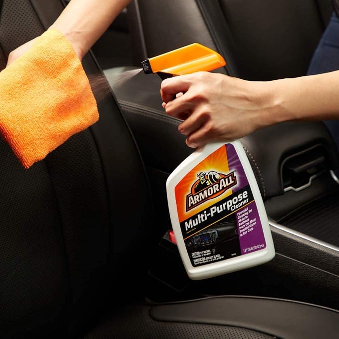 Multi Purpose Cleaner, Car Cleaner Spray for All Auto Surfaces, 16 Fl Oz (Pack of 2)