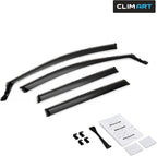 in-Channel Incredibly Durable Rain Guards for Honda CR-V (CRV) 2017-2022, Original Window Deflectors, Vent Deflector, Vent Window Visors, Dark Smoke Car Accessories, 4 pcs - 617450