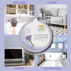 Odor Absorbing Solid Air Freshener, Lavender Escape, 8 Ounce (Pack of 3)