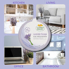 Odor Absorbing Solid Air Freshener, Lavender Escape, 8-Ounce, Pack of 6