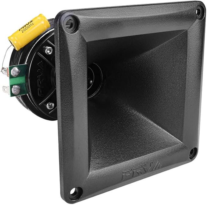 WG175Ph 1" Exit Compression Driver, 150 Watts Program Power, High Frequency, 108dB Tweeter Driver + Horn Combo - Horn Driver Car Audio