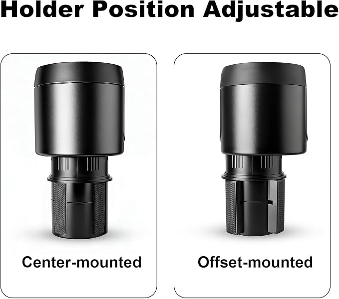 Golf Cart Cup Holder Adapter, Universal Expandable Golf Cart Heater Holder Compatible with 16 Oz/1 Lb Propane Tank and Most Golf Carts