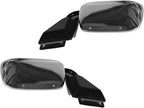 2 Piece Driver and Passenger Side Mirror Assembly Set Manual Adjustment No Heat No Memory Stainless Steel Compatible with 1988-1999 Chevy GMC C/K1500 1988-2000 C/K2500 C/K3500 1992-1999 Suburban
