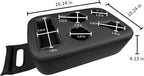 Car Back Seat Cup Holder, PU Leather Couch Sofa Bed Cup Holder Expander Tray, Boat Tray, Organizer for Trucks, Minivans, SUVs, RVs, Vehicles, Holds Drinks, Snacks, Cell Mobile Phone