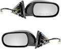 Driver and Passenger Side Mirror Assembly Set Power Heated Non Foldaway Paint to Match Compatible with 2003-2006 Infiniti G35 Sedan