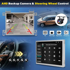 Android 14 Car Radio for Dodge Charger 2011-2014 with Wireless CarPlay and Android Auto, 8.4 Inch Touchscreen for Charger Car Stereo Head Unit w/Bluetooth GPS WiFi FM RDS SWC Mirror Link Camera, 2+32G
