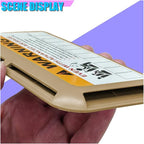 Car Sun Visor Organizer, Car Registration Holder with Parking Number Sticker, Self-Adhesive Card Pocket Storage Organizer to Keep Things Tidy (Beige)