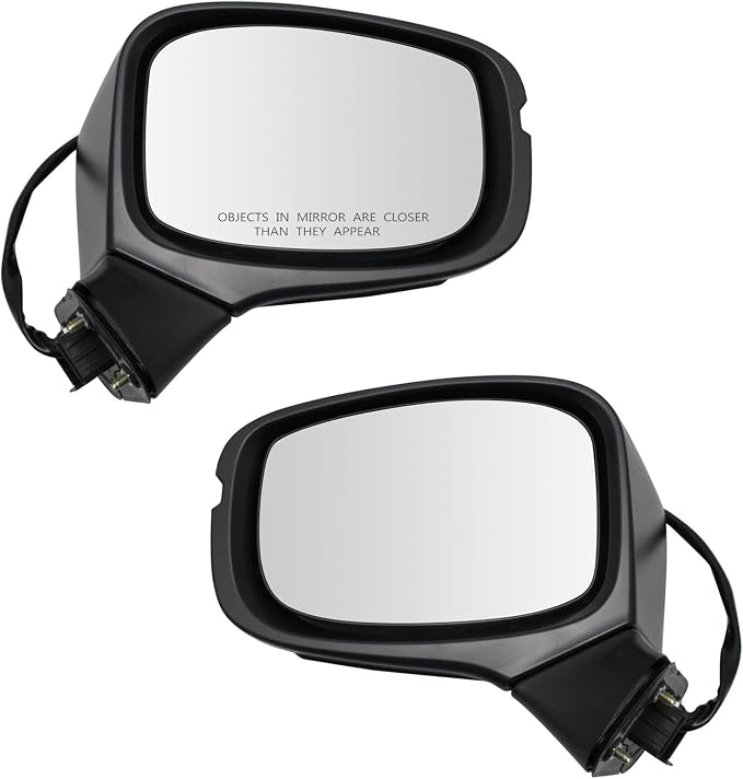 Driver & Passenger Side Power Heated Memory Paint to Match Mirror Set Manual Folding Compatible with 2018-2023 Honda Odyssey HO1320321 HO1321321