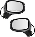 Driver & Passenger Side Power Heated Memory Paint to Match Mirror Set Manual Folding Compatible with 2018-2023 Honda Odyssey HO1320321 HO1321321
