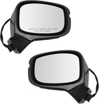 Driver & Passenger Side Power Heated Memory Paint to Match Mirror Set Manual Folding Compatible with 2018-2023 Honda Odyssey HO1320321 HO1321321