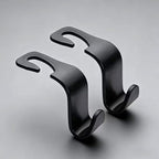 4PCS S-Shaped Car Headrest Hooks, Universal Heavy Duty Car Seat Back Hooks, Multifunctional Vehicle Interior Storage Hanger for Bags, Purses, Coats, Groceries and Travel Accessories