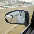 Blind Spot Mirror Oval, HD Glass Frameless Stick on Adjustabe Convex Wide Angle Rear View Blind Spot Car Mirror for Car Blind Spot, Pack of 4