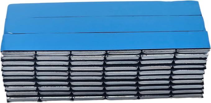 2160 Pcs, 0.50 oz 1/2 oz, Zinc Adhesive Stick On Wheel Weights, Blue Adhesive Easy Peel Tape (0.50 Oz, Zinc, 12 Boxes, 2160 Pcs) Wheel Weights Stick On Wheels