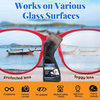 Micro-molecular Anti-fog Coating Agent Wiper, Magic Gem Coating Glass, Magic Gem Anti-Fog Coating, Car Anti-Fog Agent with Applicator, Anti Fog for Car Windshield,Windows,Mirrors,Glasses (1Pcs)