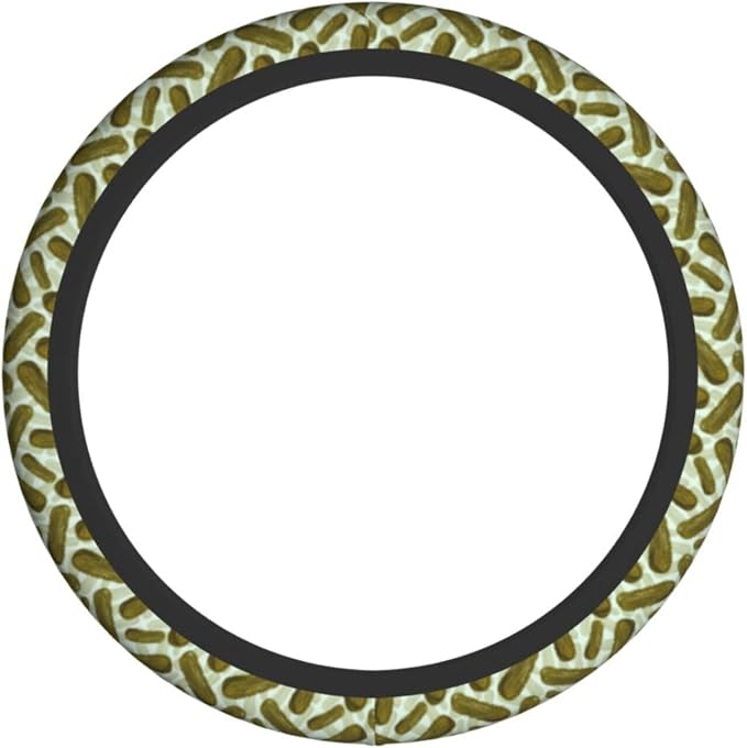 Pickles Steering Wheel Covers Non Slip Neoprene Steering Wheel Protector Cover Universal 15 Inch for Men Women Car Truck