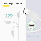 Car Carplay USB A to USB C Cable for iPhone 16E 17 16 iPhone 15 Pro Max 16E 15 Chargers, iPhone 15 Carplay Cable i Phone 15 Pro Plus, AirPods 4,AirPods Pro 3 2nd/3rd, iPad 13 10th Air 5 Mini 6th 3FT