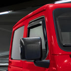 Voron Glass in-Channel Extra Durable Rain Guards for Jeep Wrangler JL 2018-2026/Jeep Gladiator 2020-2026, Window Deflectors, Vent Window Visors, 2 Pieces - 200263