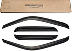 Window Rain Guards for 1999-2006 Chevy Silverado/GMC Sierra 1500/2500/3500HD Extended Cab, Window Visor Vent Wind Shade Deflector Shield Protector Sun 2007 Silverado/Sierra Classic, Out Channel, 4PCS