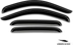 Voron Glass Tape-on Extra Durable Rain Guards for Chevrolet (Chevy) Avalanche 2007-2013, Window Deflectors, Vent Window Visors, 4 Pieces-130184