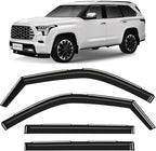 in-Channel Incredibly Durable Rain Guards for Toyota Sequoia 2023-2026, Original Window Deflectors, Vent Window Visors, Vent Deflector, 4 pcs. - 623277