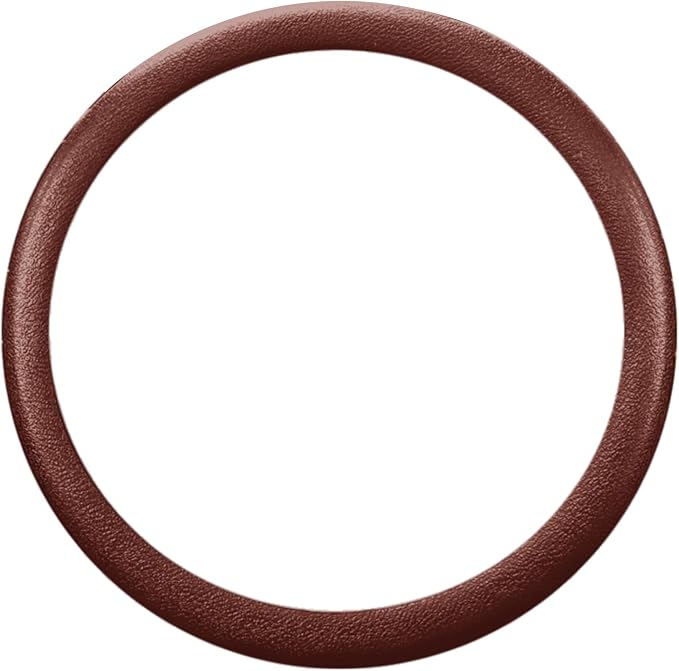 Car Steering Wheel Cover, Non-Slip Silicone Material, Multiple Color Choices, Universal Auto Parts Steering Wheel Cover, Suitable for Most Cars (Coffee)
