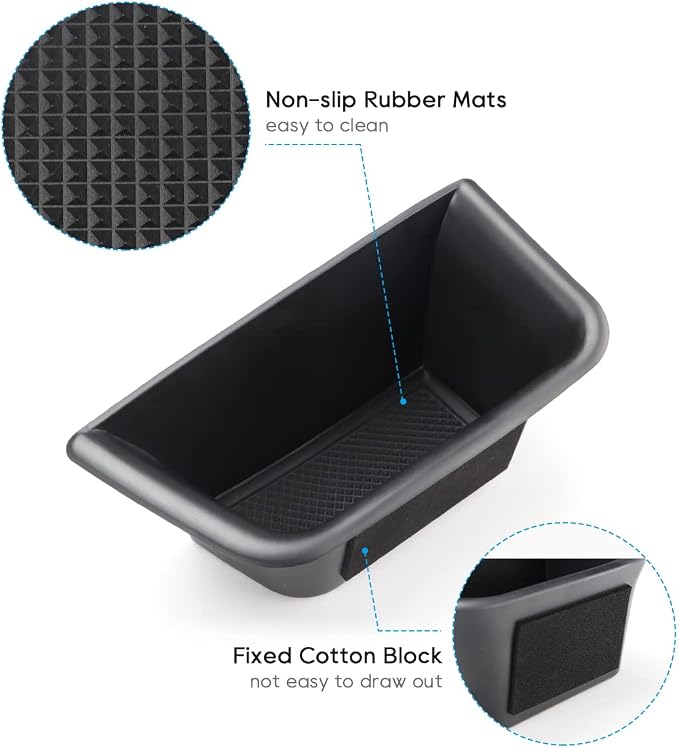Car Door Tray Organizer Compatible for 2015-2022 2023 2024 2025 Porsche Macan Accessories Interior Car Door Handle Insert Pocket Storage Box