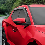 Voron Glass Chrome Trim Tape-on Extra Durable Rain Guards for Hyundai Santa Cruz 2022-2026, Window Deflectors, Vent Window Visors, 4 Pieces - 100586