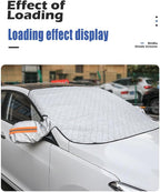 Car Sunshade, Snow Blocking, Antifreeze, Sun Protection, and Rainproof are Easy to Install to Resist Frost, Snow, Wind, and rain