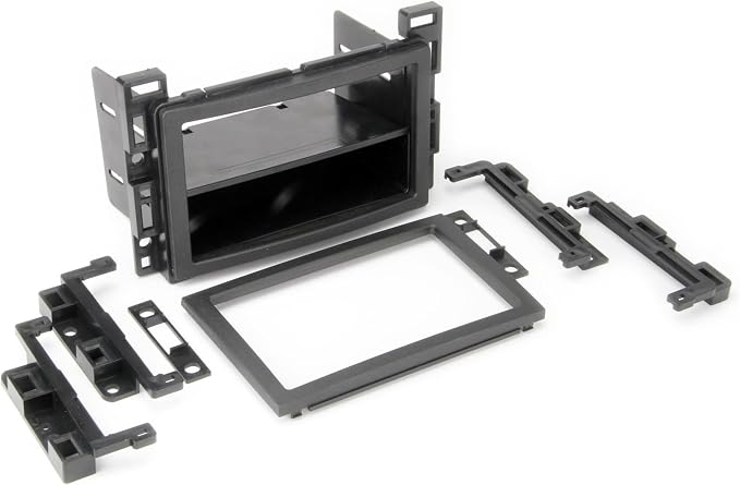 ICGM10BN Complete Double/Single DIN Stereo Installation Kit for Select Non-Amplified 2006-17 General Motors Vehicles - No Steering Wheel Remote - See Fit Guide in Images to Verify Your Vehicle