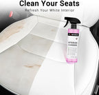 Tesla Seat Cleaner & Stain Remover, Tesla Interior Cleaner for White & Black Vegan Leather | Tesla Model Y Juniper Accessories 2026 & Tesla Model 3 Accessories, S/X/Cybertruck