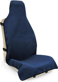 Waterproof Seat Cover Towel, Premium Sweat Carseat Protector, Perfect for Universal Anti-Slip Car Truck SUV Seat, Great for Surfing Yoga Gym Workout, Navy Blue