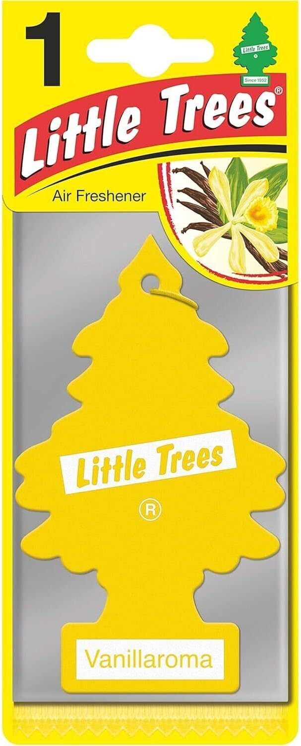 Car Air Freshener | Hanging Paper Tree for Home or Car | Vanillaroma | Pack of 6