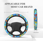 Frog Steering Wheel Cover Non-Slip Auto Steering Wheel Protector Car Accessories Universal Fit 15 Inches for Men Women