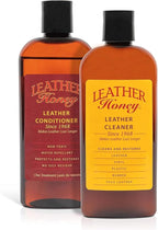 Complete Leather Care Kit Including 8 oz Cleaner and 8 oz Conditioner for use on Leather Apparel, Furniture, Auto Interiors, Shoes, Bags and Accessories