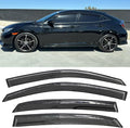Side Window Visors rain Guards Vent Deflectors Compatible with Honda Civic Hatchback 2016-2021, Vent Deflector Window Rain Guard Sun Shade Visors, Car Acessories 4PCS 2016 2017 2018 2019 2020 2021