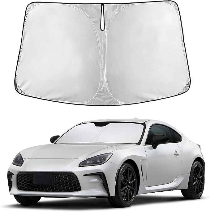 Windshield Sunshade Compatible for Toyota 86 2017-2019 2020 2021, Sun Visor for Front Windshield & Window Sun Shade Cover, UV Heat Blocker & Protector, Car Accessories