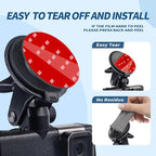 6 Pcs Dash Cam Adhesive Pads, Double Sided Adhesive Pads for Car Dashboard,Very High Bond Heat Resistant Tape for Windshield,Heavy Duty Sticky Pads for Car Phone Holder and Dash Cam