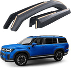 Goodyear Shatterproof in-Channel Window Deflectors for Hyundai Santa Fe 2024-2026, Rain Guards, Window Visors for Cars, Vent Deflector, Car Accessories, 4 pcs - GY008052