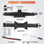 Scissor Jack Kit for Car 2 Ton(4409 lbs), Heavy Duty Portable Steel Scissor Lift Jack Car Tire Changing Kit with Ratchet & Lug Wrench for Sedan SUV MPV, 3.9''-15.7'' Lifting Range, Black