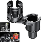 Cup Holder Expander for car 2 in 1 Multifunctional Car Cup Holder Extender Adapter with Adjustable Base Compatible with Hydro Flask,Yeti, Nalgene,32/40 oz Large Bottles Drinks Mugs,Bigcup-Small